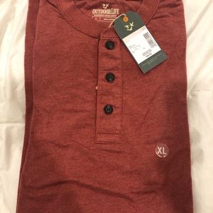 Red crew T-shirt XL NWT